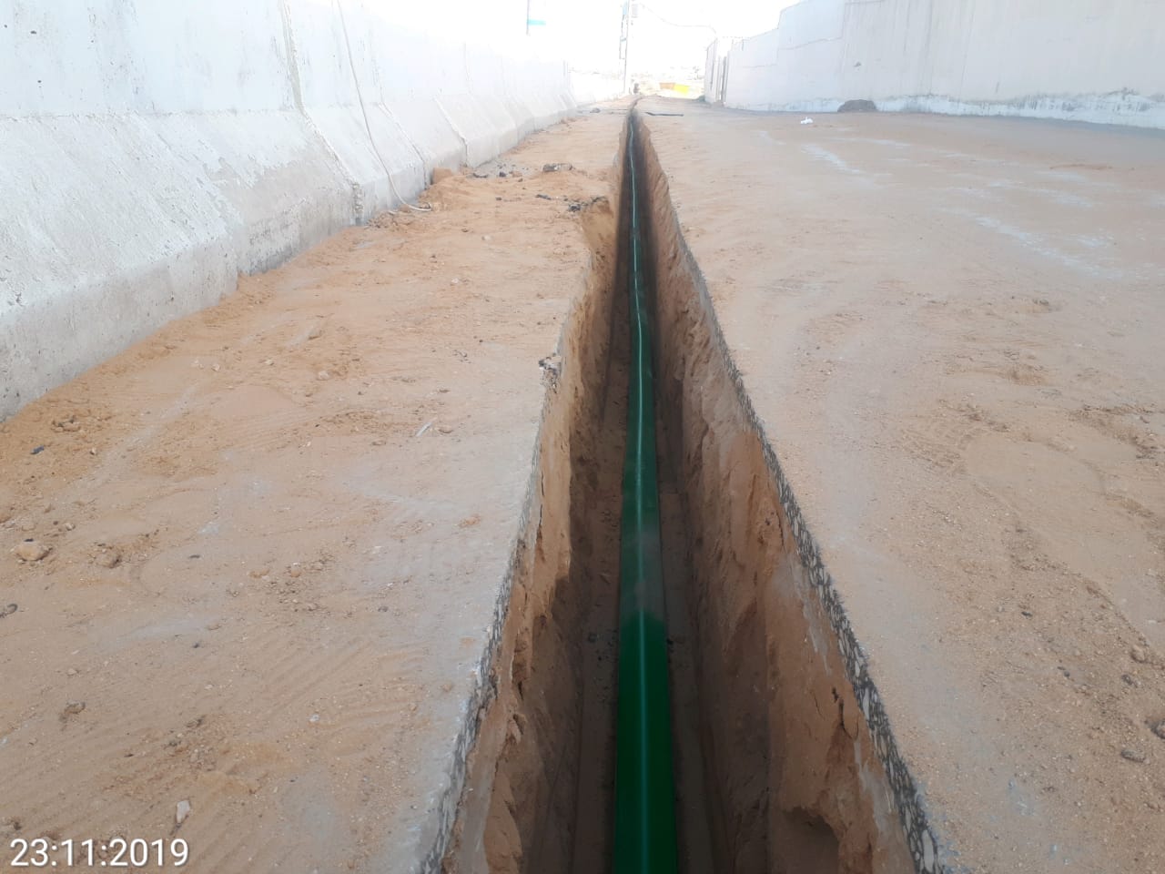 Median Barrier Works — Night Shift